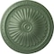 Ekena Millwork Alexa Ceiling Medallion (Fits Canopies up to 3"), Hand-Painted Athenian Green, 15"OD x 1 3/4"P CM14AXAGF - alternate 1